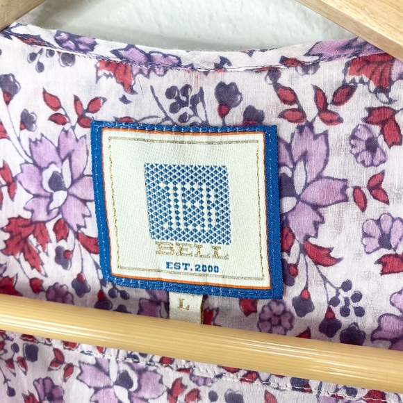 Bell By Alicia Bell Long Sleeve Maxi Dress With Belt Tie Large - Picture 5 of 10